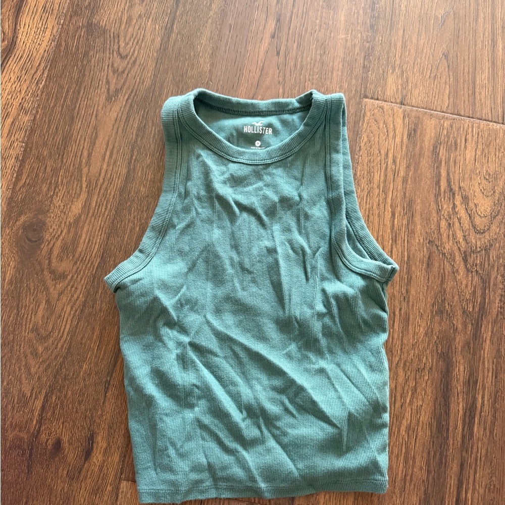 Hollister Women's Olive Tank Top